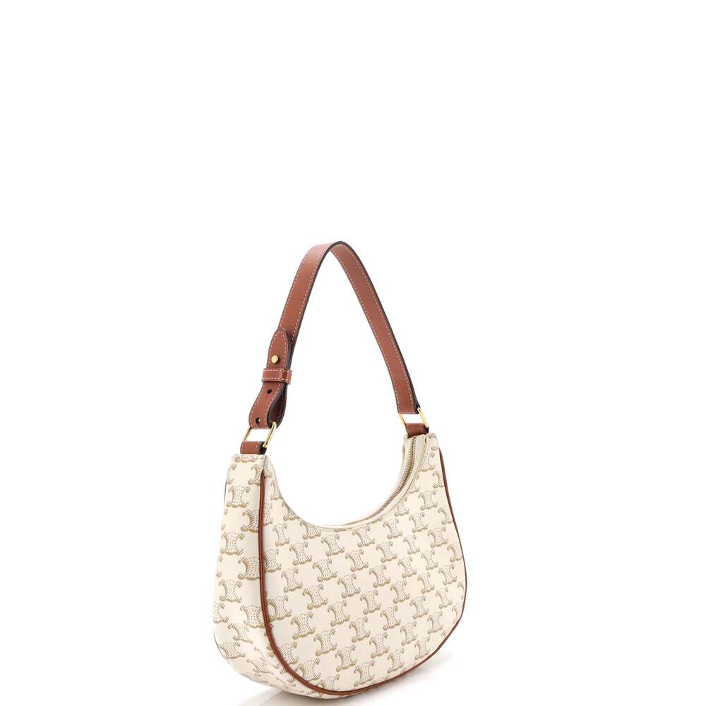 Celine Ava Bag Triomphe Coated Canvas #233234C16B - Picture 2 of 6